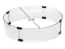 AZ Patio Heaters Glass Wind Screen - 22" Round