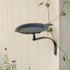 Aspen Leaf Birdbath- Wall Mount Bracket