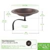 Classic II Birdbath-Wall Mount Bracket