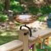 Dogwood Birdbath- Over Rail Bracket