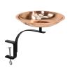 Dogwood Birdbath- Rail Mount Bracket
