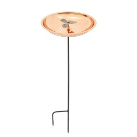 Dogwood Birdbath- Stake