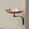 Dogwood Birdbath- Wall Mount Bracket
