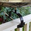 African Daisy Birdbath- Over Rail Bracket