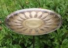 African Daisy Birdbath- Stake