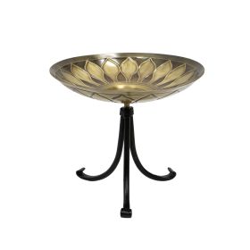 African Daisy Birdbath- Tripod Stand