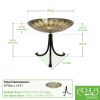 African Daisy Birdbath- Tripod Stand