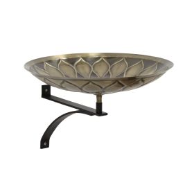 African Daisy Birdbath- Wall Mount Bracket