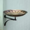 African Daisy Birdbath- Wall Mount Bracket