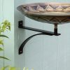 African Daisy Birdbath- Wall Mount Bracket