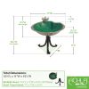 Lilypad Birdbath- Tripod Stand