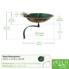 Lilypad Birdbath- Wall Mount Bracket