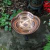 Dara Knot Birdbath- Tripod Stand
