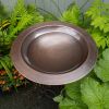 18" Classic Copper Birdbath- Tulip Stand
