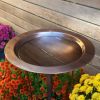 18" Classic Copper Birdbath- Tulip Stand