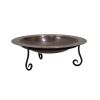 18" Classic Copper Birdbath- Short Stand