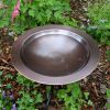 18" Classic Copper Birdbath- Tripod Stand