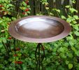 18" Classic Copper Birdbath- Stake