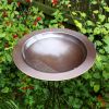 18" Classic Copper Birdbath- Stake
