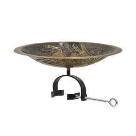 Three Hares Birdbath- Over Rail Bracket