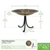 Three Hares Birdbath- Tripod Stand