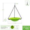 12" Fern Green Hanging Birdbath