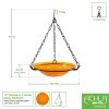 12" Mandarin Hanging Birdbath