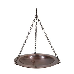 18" Classic Copper Hanging Birdbath