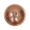 Hammered Copper Bowl w/ Rim- Stake
