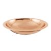 Hammered Copper Bowl w/Rim, Non-threaded