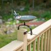 Scallop Shell Birdbath- Over Rail Bracket