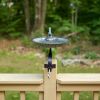 Scallop Shell Birdbath- Over Rail Bracket