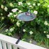 Scallop Shell Birdbath- Rail Mount Bracket