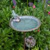 Scallop Shell Birdbath- Stake
