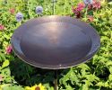 Burnt Copper Birdbath- Stake