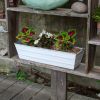 Small Cape Cod White Flower Box