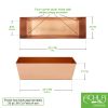 Medium Plain Copper Plated Flower Box