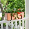 Medium Plain Copper Plated Flower Box