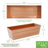Medium Copper Plated Flower Box