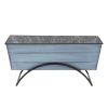 Odette Stand- Medium Blue Flower Box