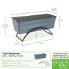 Odette Stand- Medium Blue Flower Box