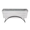 Odette Stand- Medium White Flower Box