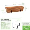 Large Copper Flower Box- Wall Brackets