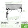 30"H Flora Stand- Large White Flower Box