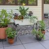30"H Flora Stand- Large White Flower Box