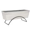 Odette Stand- Large White Flower Box