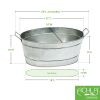 Oval Galvanized Tub
