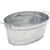 Large Oval Galvanized Tub