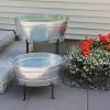 Large Oval Galvanized Tub