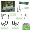 Small Green Flower Box- Wall Brackets